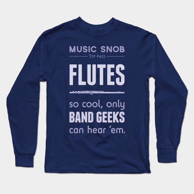 Flutes Long Sleeve T-Shirt by ElizabethOwens